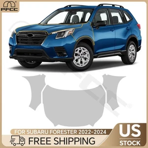 For Subaru Forester 2022-2024 Hood Fender Precut Paint Protection Film Clear PPF - Picture 1 of 20