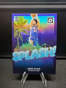 Jared McCain 2024-25 Panini Donruss Optic Splash Purple Prizm (RC) #3 - Imagen 1 de 2