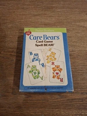 Vintage Care Bears Jogo de Cartas Spell Bear Parker Brothers 1983 No.0738 - Imagem 1 de 4