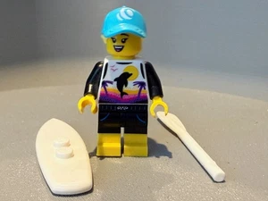 LEGO Paddle Surfer Minifigura de las LEGO Minifiguras Coleccionables Serie 21 - Imagen 1 de 9