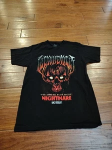 Ice Nine Kills North American Tour Black Worst Nightmare Tee Shirt Mens Medium - Picture 1 of 2