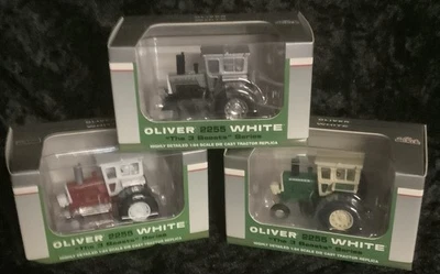 SpecCast 1/64 Oliver White 2255 Tractor "Beasts Series" - Lot Of All 3 PCs. Nice - Image 1 of 4