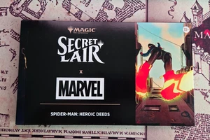MTG Secret Lair Marvel's Spider-Man: Heroic Deeds NON-FOIL Edition Neu Sealed - Bild 1 von 2