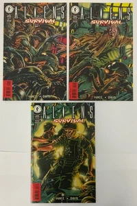 Aliens Survival Complete 3 Issue Set 1 2 3 Connecting Covers Dark Horse Comics - Picture 1 of 8