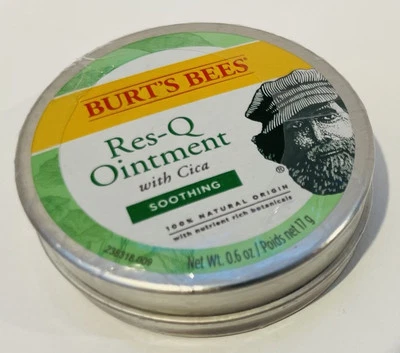 Burt’s Bees Res-Q Ointment With Cica Soothing 0.60 Oz Tin, New & Sealed - Image 1 of 2