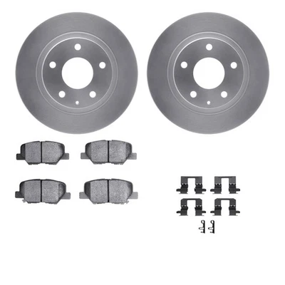 For Mazda 6 14-15 R1 Concepts Carbon Series Rear Brake Kit w 5000 Pads - Imagem 1 de 2