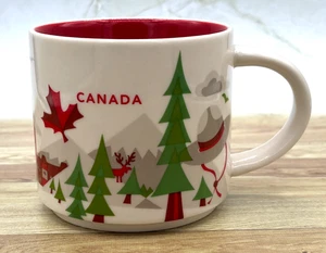 Starbucks You Are Here Collection Canada Coffee Mug Cup Souvenir 14 oz 2013 EUC - Picture 1 of 14