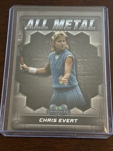 2024 Topps Graphite Tennis ALL METAL CHRIS EVERT Card - Picture 1 of 6
