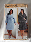 Modèle de robe femme Butterick taille 18 W à 24 W R10955 B6806 non coupé Env porté 2021