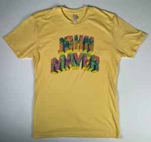 John Mayer Unisex Adult Medium Concert T Shirt Hawaiian Yellow Flowers - Picture 1 of 14