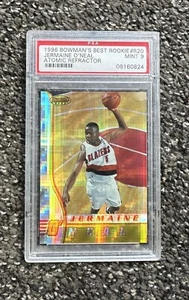 1996 Bowman's Best Rookies Atomic Refractor Jermaine O'Neal PSA 9 MINT RC - Picture 1 of 2