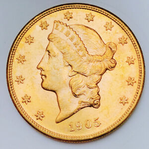 1905 S $20 GOLD LIBERTY! ULTRA PREMIER EXAMPLE! MS++++RARE S MINT! WOW NR #36084