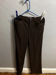 Christopher Banks Dress Pants Women's Size 6 Brown - Picture 1 of 6