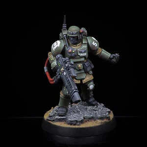 Warhammer 40k pintado profesional Cadian KillTeam Kasrkin Spitfire - Imagen 1 de 5