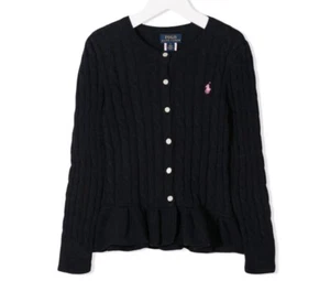 Ralph Lauren Girls Mini-Cable Cotton Cardigan 3 Years UK RRP £105 - Picture 1 of 6