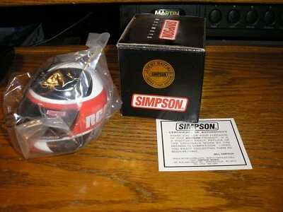 RARO Casco Simpson Signature Edition Nascar Jeremy Mayfield RCA MINI ENVÍO GRATUITO Foto 1 de 4