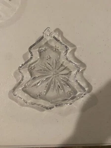 Mikasa Crystal Christmas Tree Trinket Dish - Picture 1 of 3