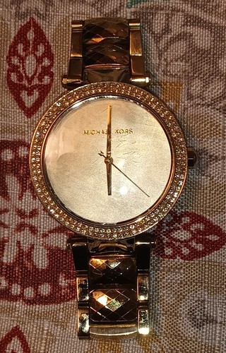 Orologio da donna Michael Kors MK6425 tono oro misura # 5 1 4 5 1 2 pollice spedizione veloce gratuita