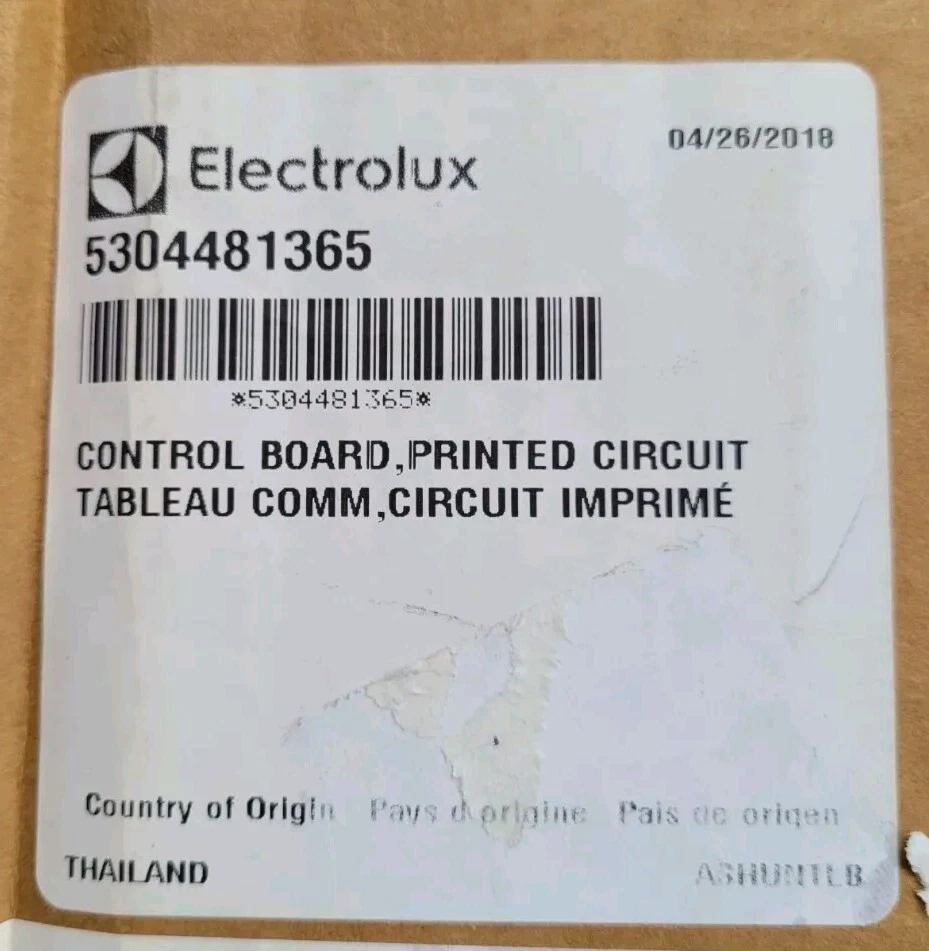 Control Principal Microondas Electrolux Pieza Nueva #5304481365  Foto 1 de 3