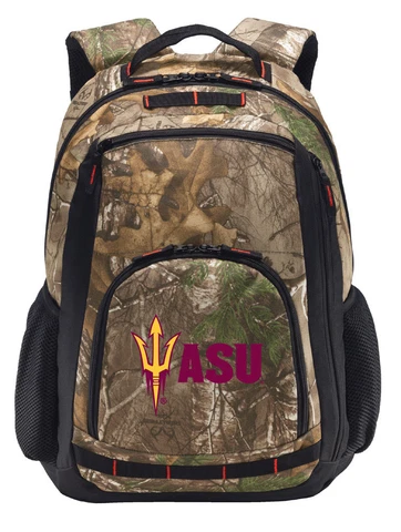 ARIZONA STATE Backpack REALTREE CAMO ASU Computer Laptop Bag A TOP ASU GIFT! Cover