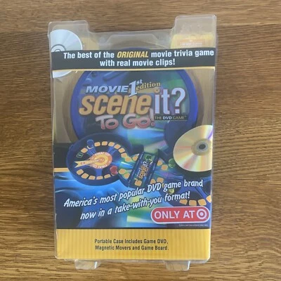 Mattel Movie 1st Edition SCENE IT? To Go! The DVD Game Travel Trivia NEW - Image 1 of 2