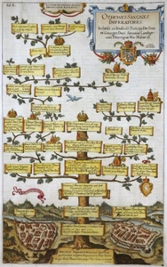 OTTONEN OTHONES SAXONES IMPERATORES MAGDEBURG ALBIZZI CHRISTIANORUM STEMMATA1612 - Picture 1 of 3