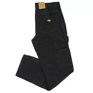Dickies Men's Carpenter Pants 6 Pocket Hammer Loop Straight Leg Cotton Workwear - Picture 1 of 10