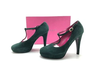 Zapatos de salón mujer Ursula Mascaro T. 37 tacón alto tacón bloque verde - Imagen 1 de 4