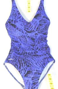 SPEEDO Women's 1 Piece Swimsuit Swimwear Purple Sz 6 - Picture 1 of 3