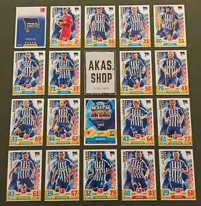 Hertha BSC Berlin Team Set No. 19 - 36 Match Attax 2017/ 2018 18 Cards complete - Bild 1 von 1