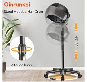 Ionic Stand Hooded Touchscreen Haartrockner Profi Qinrunkoi Brandneu - Bild 1 von 9