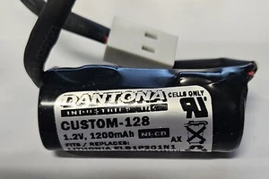 DANTONA CUSTOM-128 Battery 1.2 Volt Nickel Cadmium Dantona Emergency Lighting - Picture 1 of 5