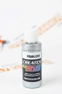 Createx Airbrush Colors 5308 Pearl Silver 2oz. water-based pearlized paint  - Picture 1 of 3