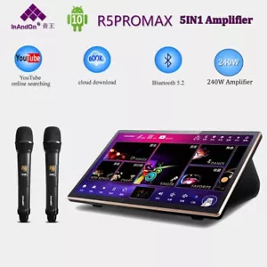 CA- InAndon R5PROMAX 18.5'' Karaoke Player,5IN1 Android 10,Amplifier 1TB HDD - Picture 1 of 15