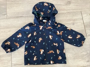 Kleinkinder Windjacke - H&M - 86 - Blau mit Motiv - Bild 1 von 4