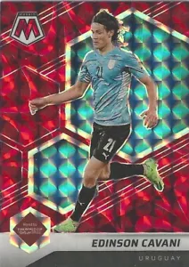 2021-22 MOSAIC FIFA ROAD TO WORLD CUP EDINSON CAVANI RED REACTIVE #121 URUGUAY - Picture 1 of 1