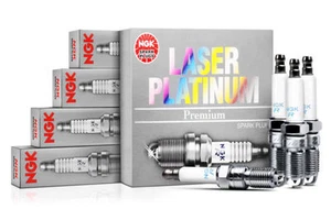 MAZDA RX8 GENUINE NGK IRIDIUM IR SPARK PLUGS (2 x RE7C-L & 2 x RE9B-T) SET OF 4 - Picture 1 of 1