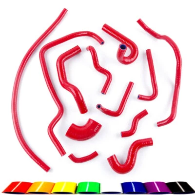 Red For Mazda Miata Mx5 B6 1.6 MK1 NA 1990-1993 MT Silicone Radiator Hose Kits - Imagem 1 de 4