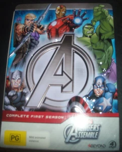 Marvel Avengers Assemble Season 1 – Metal Case (Aust Region4 ) DVD – Like New - Picture 1 of 2