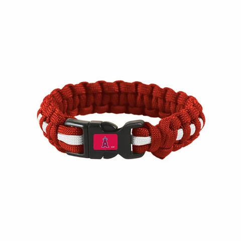 MLB LOS ANGELES ANGELS SURVIVAL BRACELET WRIST BAND SIZE S/M NEW Cover