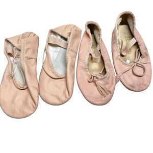Bloch girls Dansoft Full Sole Leather Toddler Cotton Lining Dance Shoe size 10 - Picture 1 of 7
