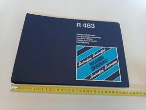 manuale catalogo ricambi originale trattore 1984 Lamborghini R 483 multilingua - Foto 1 di 16