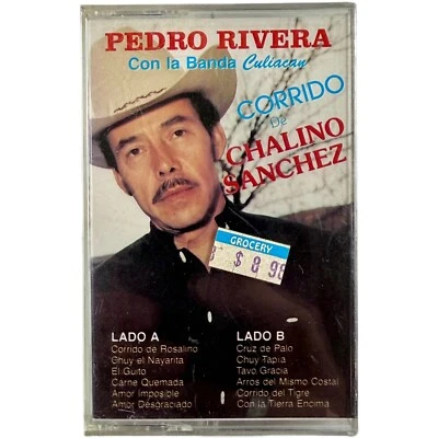 PEDRO RIVERA CORRIDO de CHALINO SANCHEZ Music Cassette Tape, 1992 New Sellado - Image 1 of 4