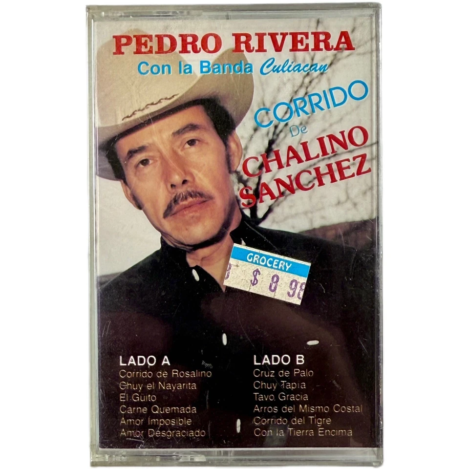 PEDRO RIVERA CORRIDO de CHALINO SANCHEZ Music Cassette Tape, 1992 New Sellado - Image 1 of 4
