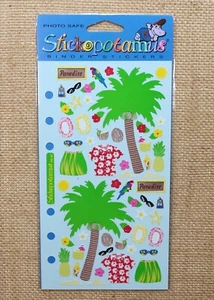 Stickopotamus Binder Stickers TROPICAL Hawaiian SP-PR-52 - Picture 1 of 5