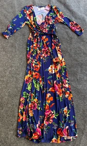 New York & Company Stretch Floral Dress Size Medium NEW WITH TAGS - Picture 1 of 6