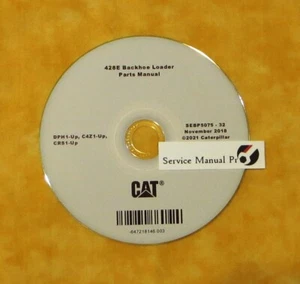 SEBP5075 Caterpillar 428E Backhoe Loader Parts Manual Book CD. DPH C4Z CRS - Picture 1 of 1