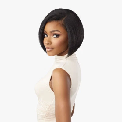 Peluca delantera de encaje texturizado Sensationnel Curls Kinks&co - 13x6 Kinky Bob 9" Foto 1 de 4