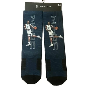 NWT Men's Strideline Zion Williamson New Orleans Pelicans Galaxy Socks sz M/L - Picture 1 of 4