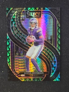 2024 Panini Select Football Justin Jefferson RC Dragon Scale /81 - Picture 1 of 2